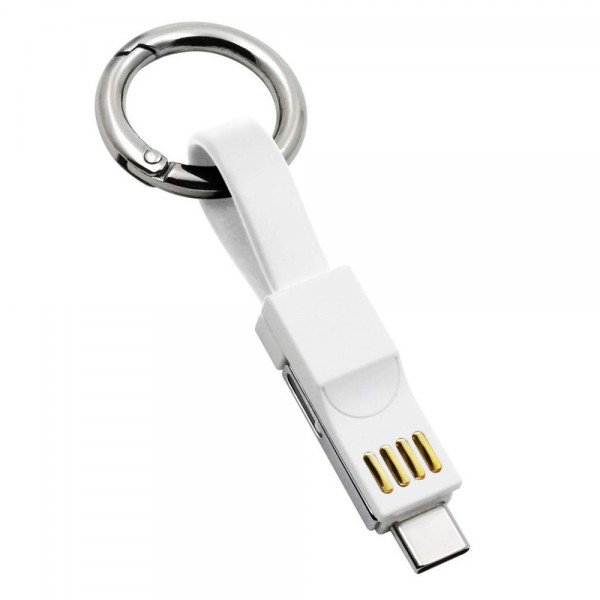 Keychain Charger IOS Type C Micro USB 3 in 1 Multi Fast Charging Cable Portable Travel Charging Cord Magnetic Contingency Spare Charged Cable for iphone ios Android All Smartphones Keychain Charger IOS Type C Micro USB 3 in 1 Multi Fast Charging Cable Portable Travel Charging Cord Magnetic Contingency Spare Charged Cable for iphone ios Android All Smartphones