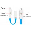 Keychain Charger IOS Type C Micro USB 3 in 1 Multi Fast Charging Cable Portable Travel Charging Cord Magnetic Contingency Spare Charged Cable for iphone ios Android All Smartphones Keychain Charger IOS Type C Micro USB 3 in 1 Multi Fast Charging Cable Portable Travel Charging Cord Magnetic Contingency Spare Charged Cable for iphone ios Android All Smartphones