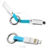 Keychain Charger IOS Type C Micro USB 3 in 1 Multi Fast Charging Cable Portable Travel Charging Cord Magnetic Contingency Spare Charged Cable for iphone ios Android All Smartphones Keychain Charger IOS Type C Micro USB 3 in 1 Multi Fast Charging Cable Portable Travel Charging Cord Magnetic Contingency Spare Charged Cable for iphone ios Android All Smartphones