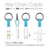 Keychain Charger IOS Type C Micro USB 3 in 1 Multi Fast Charging Cable Portable Travel Charging Cord Magnetic Contingency Spare Charged Cable for iphone ios Android All Smartphones Keychain Charger IOS Type C Micro USB 3 in 1 Multi Fast Charging Cable Portable Travel Charging Cord Magnetic Contingency Spare Charged Cable for iphone ios Android All Smartphones