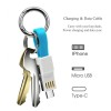 Keychain Charger IOS Type C Micro USB 3 in 1 Multi Fast Charging Cable Portable Travel Charging Cord Magnetic Contingency Spare Charged Cable for iphone ios Android All Smartphones Keychain Charger IOS Type C Micro USB 3 in 1 Multi Fast Charging Cable Portable Travel Charging Cord Magnetic Contingency Spare Charged Cable for iphone ios Android All Smartphones