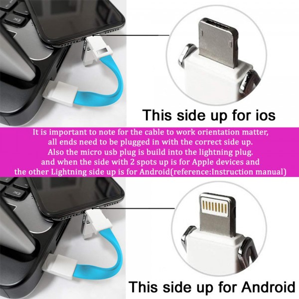 Keychain Charger IOS Type C Micro USB 3 in 1 Multi Fast Charging Cable Portable Travel Charging Cord Magnetic Contingency Spare Charged Cable for iphone ios Android All Smartphones Keychain Charger IOS Type C Micro USB 3 in 1 Multi Fast Charging Cable Portable Travel Charging Cord Magnetic Contingency Spare Charged Cable for iphone ios Android All Smartphones
