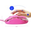 Mini Optical Wired Ergonomic Mouse LED Light Computer Notebook Laptop Mice for Children and Lady by SOONGO Mini Optical Wired Ergonomic Mouse LED Light Computer Notebook Laptop Mice for Children and Lady by SOONGO