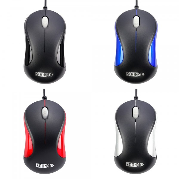 Computer Mini USB Wired Optical Mouse Portable for Laptop, Notebook, MacBook Computer Mini USB Wired Optical Mouse Portable for Laptop, Notebook, MacBook