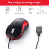 Computer Mini USB Wired Optical Mouse Portable for Laptop, Notebook, MacBook Computer Mini USB Wired Optical Mouse Portable for Laptop, Notebook, MacBook