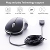 Computer Mini USB Wired Optical Mouse Portable for Laptop, Notebook, MacBook Computer Mini USB Wired Optical Mouse Portable for Laptop, Notebook, MacBook