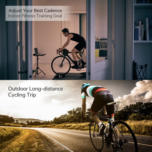 SOON GO Bicycle Speedometer Wireless Bike Computer Cadence IPX6 Waterproof Bike Odometer Speedometer Multi-Functions with Backlight, Temperature, Bicycle A/B, Stop Watch, Calorie Counter SOON GO Bicycle Speedometer Wireless Bike Computer Cadence IPX6 Waterproof Bike Odometer Speedometer Multi-Functions with Backlight, Temperature, Bicycle A/B, Stop Watch, Calorie Counter