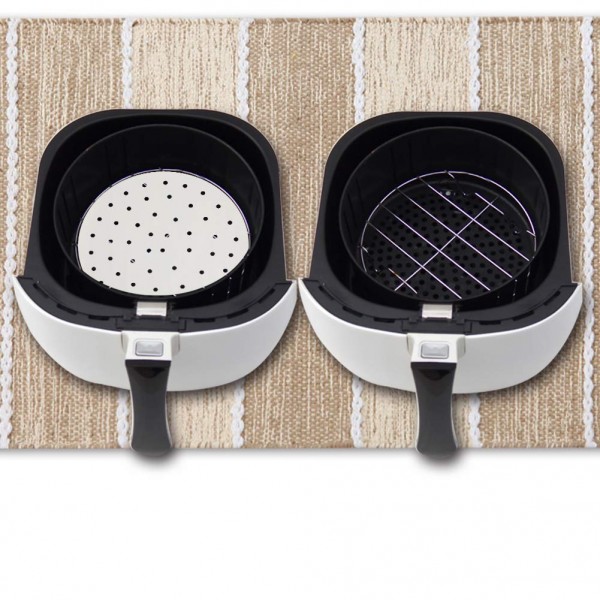 Air Fryer Liners 9 Inch 100pcs With Holes Parchmen Baking Paper Bamboo Steamer Anti-stick Waterproof 100% Pure Raw Wood Pulp FDA certification Perfect For All Air Fryers Air Fryer Liners 9 Inch 100pcs With Holes Parchmen Baking Paper Bamboo Steamer Anti-stick Waterproof 100% Pure Raw Wood Pulp FDA certification Perfect For All Air Fryers