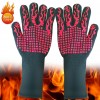 BBQ Grill Gloves, 1472°F Extreme Heat Resistant Gloves Non-Slip Insulated Oven Mitts Potholder Perfect for Barbecue Grilling Cooking Baking Kitchen Smokers 1 Pair BBQ Grill Gloves, 1472°F Extreme Heat Resistant Gloves Non-Slip Insulated Oven Mitts Potholder Perfect for Barbecue Grilling Cooking Baking Kitchen Smokers 1 Pair