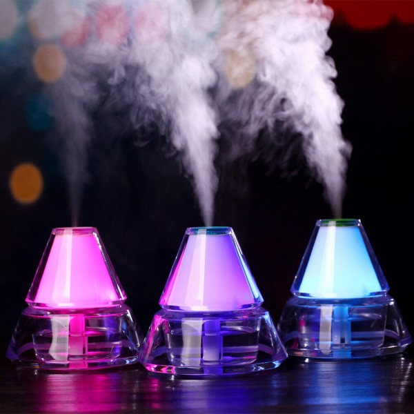 Cool Mist Humidifier Mini Iceberg Shape Humidifier 140ML Colorful Night Light USB Air Atomizer Waterless Auto Shut-off with No Noise for Home Bedroom Babyroom Office Cool Mist Humidifier Mini Iceberg Shape Humidifier 140ML Colorful Night Light USB Air Atomizer Waterless Auto Shut-off with No Noise for Home Bedroom Babyroom Office