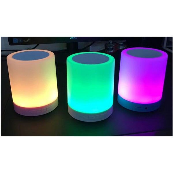 Night Light Bluetooth Speakers,Hi-Fi Portable Wireless Stereo Speaker with Touch Control 7 Dimmable Color LED Table Lamp with TF Card/AUX-IN Supported,Best Gift for Women and Children Night Light Bluetooth Speakers,Hi-Fi Portable Wireless Stereo Speaker with Touch Control 7 Dimmable Color LED Table Lamp with TF Card/AUX-IN Supported,Best Gift for Women and Children