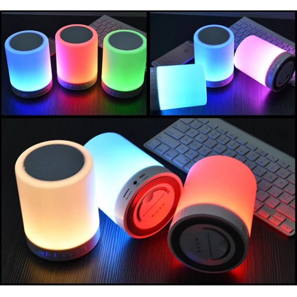 Night Light Bluetooth Speakers,Hi-Fi Portable Wireless Stereo Speaker with Touch Control 7 Dimmable Color LED Table Lamp with TF Card/AUX-IN Supported,Best Gift for Women and Children Night Light Bluetooth Speakers,Hi-Fi Portable Wireless Stereo Speaker with Touch Control 7 Dimmable Color LED Table Lamp with TF Card/AUX-IN Supported,Best Gift for Women and Children