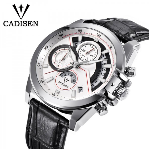 Watches for Men Chronograph Waterproof Military Sport Mens Wrist Watch with Leather Band Watches for Men Chronograph Waterproof Military Sport Mens Wrist Watch with Leather Band