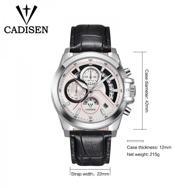 Watches for Men Chronograph Waterproof Military Sport Mens Wrist Watch with Leather Band Watches for Men Chronograph Waterproof Military Sport Mens Wrist Watch with Leather Band