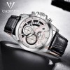 Watches for Men Chronograph Waterproof Military Sport Mens Wrist Watch with Leather Band Watches for Men Chronograph Waterproof Military Sport Mens Wrist Watch with Leather Band