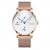 Automatic Mens Stainless Steel Wrist Watch with Calendar Multifunctional Strap Milanese Mesh Automatic Mens Stainless Steel Wrist Watch with Calendar Multifunctional Strap Milanese Mesh