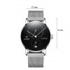 Automatic Mens Stainless Steel Wrist Watch with Calendar Multifunctional Strap Milanese Mesh Automatic Mens Stainless Steel Wrist Watch with Calendar Multifunctional Strap Milanese Mesh
