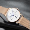 Automatic Mens Stainless Steel Wrist Watch with Calendar Multifunctional Strap Milanese Mesh Automatic Mens Stainless Steel Wrist Watch with Calendar Multifunctional Strap Milanese Mesh