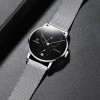 Automatic Mens Stainless Steel Wrist Watch with Calendar Multifunctional Strap Milanese Mesh Automatic Mens Stainless Steel Wrist Watch with Calendar Multifunctional Strap Milanese Mesh