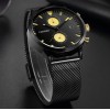 Mens High-end Full Steel Quartz Wristwatch with Functional Sub-dials Mens High-end Full Steel Quartz Wristwatch with Functional Sub-dials