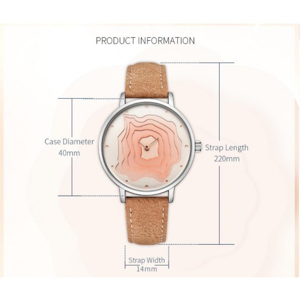 New Arrival Volcanic Pattern Fashion Quartz Waterproof Geninue Leather Wristwatch New Arrival Volcanic Pattern Fashion Quartz Waterproof Geninue Leather Wristwatch