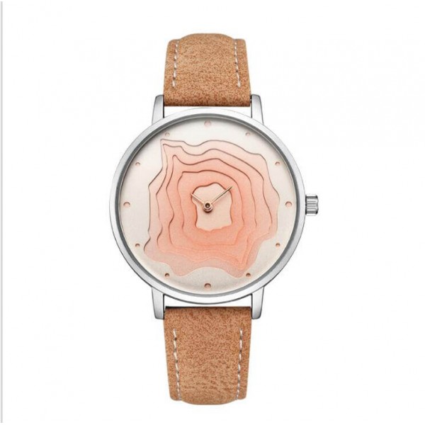 New Arrival Volcanic Pattern Fashion Quartz Waterproof Geninue Leather Wristwatch New Arrival Volcanic Pattern Fashion Quartz Waterproof Geninue Leather Wristwatch