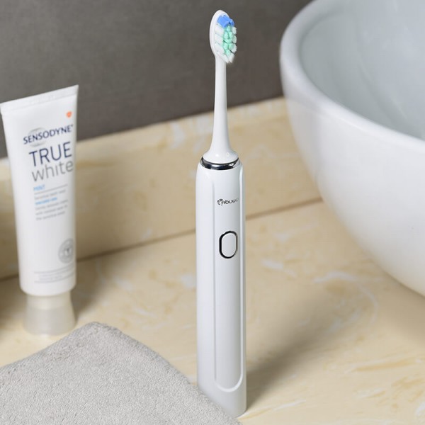 Sonic Electric Wireless Rechargeable Toothbrush Five-speed tooth cleaning mode 37000 times / minute vibration for adults IPX7 waterproof Nano-coated body Sonic Electric Wireless Rechargeable Toothbrush Five-speed tooth cleaning mode 37000 times / minute vibration for adults IPX7 waterproof Nano-coated body