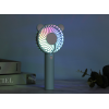 USB charging colorful atmosphere lamp mute mini fan portable handheld fan USB charging colorful atmosphere lamp mute mini fan portable handheld fan