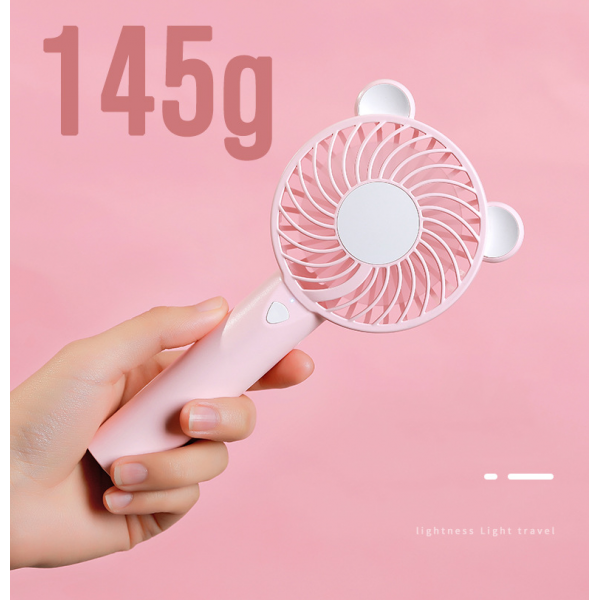 USB charging colorful atmosphere lamp mute mini fan portable handheld fan USB charging colorful atmosphere lamp mute mini fan portable handheld fan