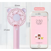 USB charging colorful atmosphere lamp mute mini fan portable handheld fan USB charging colorful atmosphere lamp mute mini fan portable handheld fan