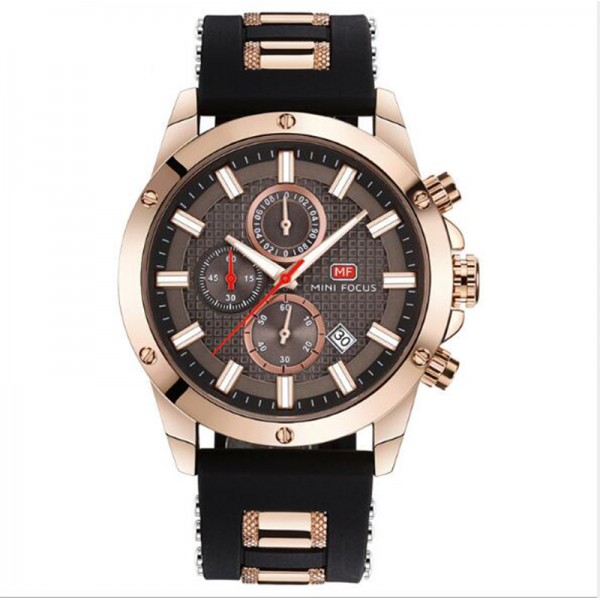 Mens Chronograph Analog Quartz Business Watch with Date Luminous Waterproof Silicone Strap Casual Dress Wrist Watches for family gift Mens Chronograph Analog Quartz Business Watch with Date Luminous Waterproof Silicone Strap Casual Dress Wrist Watches for family gift