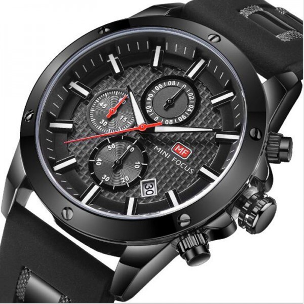 Mens Chronograph Analog Quartz Business Watch with Date Luminous Waterproof Silicone Strap Casual Dress Wrist Watches for family gift Mens Chronograph Analog Quartz Business Watch with Date Luminous Waterproof Silicone Strap Casual Dress Wrist Watches for family gift