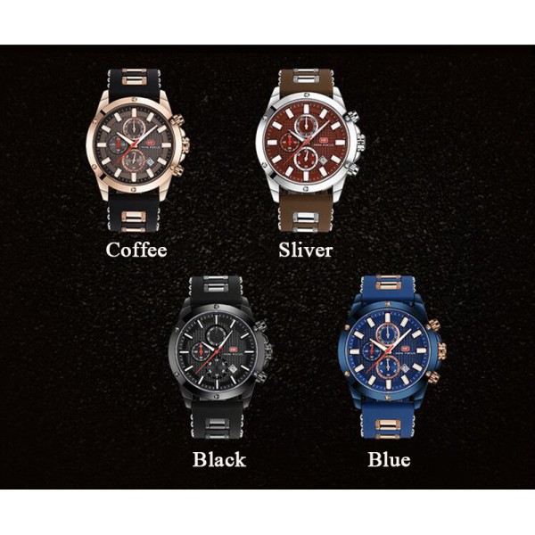 Mens Chronograph Analog Quartz Business Watch with Date Luminous Waterproof Silicone Strap Casual Dress Wrist Watches for family gift Mens Chronograph Analog Quartz Business Watch with Date Luminous Waterproof Silicone Strap Casual Dress Wrist Watches for family gift