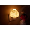 Exquisite Wall-mounted & Plug-in Hand-Made White Porcelain Night & Ambience Light, Pluggable Home Fragrance Diffuser, Bas-Relief Craft, No Flame, with One More Bulb Exquisite Wall-mounted & Plug-in Hand-Made White Porcelain Night & Ambience Light, Pluggable Home Fragrance Diffuser, Bas-Relief Craft, No Flame, with One More Bulb