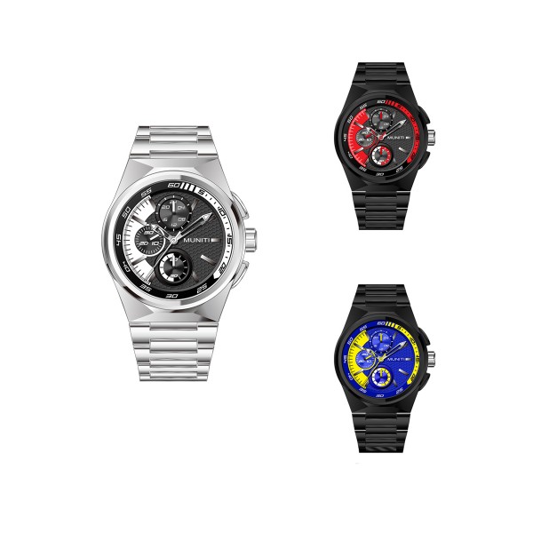 Mens Watch Fashion Business Casual Waterproof Steel Strap Quartz Wristwatch Mens Watch Fashion Business Casual Waterproof Steel Strap Quartz Wristwatch