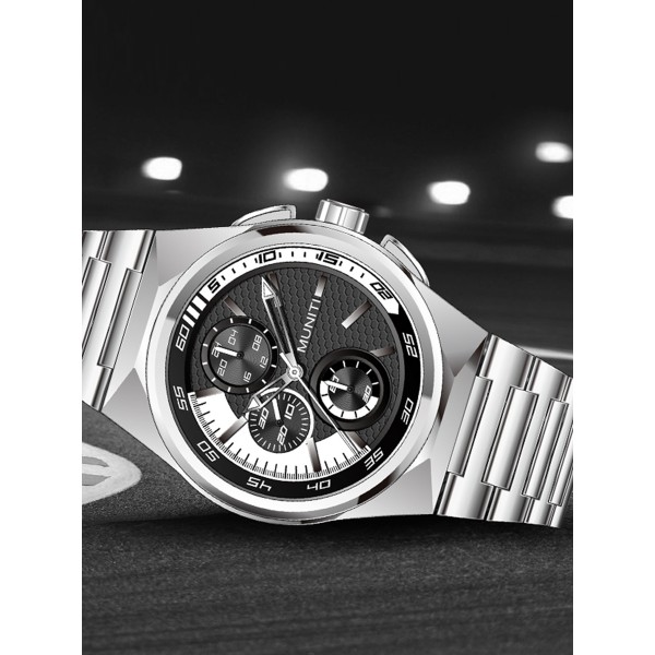 Mens Watch Fashion Business Casual Waterproof Steel Strap Quartz Wristwatch Mens Watch Fashion Business Casual Waterproof Steel Strap Quartz Wristwatch