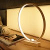 Circle - LED Modern Bedroom Nightstand Lamp - Super Bright Bedside Table Reading Light, Dimmable To Night Light - Great On Side & End Tables Circle - LED Modern Bedroom Nightstand Lamp - Super Bright Bedside Table Reading Light, Dimmable To Night Light - Great On Side & End Tables