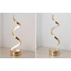 Vertical Spiral Dimmable LED Table Lamp, Curved LED Desk Lamp, Contemporary Minimalist Lighting Design, Warm or White Light,Smart Acrylic Material Perfect for Bedroom Living Room Vertical Spiral Dimmable LED Table Lamp, Curved LED Desk Lamp, Contemporary Minimalist Lighting Design, Warm or White Light,Smart Acrylic Material Perfect for Bedroom Living Room