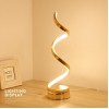 Vertical Spiral Dimmable LED Table Lamp, Curved LED Desk Lamp, Contemporary Minimalist Lighting Design, Warm or White Light,Smart Acrylic Material Perfect for Bedroom Living Room Vertical Spiral Dimmable LED Table Lamp, Curved LED Desk Lamp, Contemporary Minimalist Lighting Design, Warm or White Light,Smart Acrylic Material Perfect for Bedroom Living Room