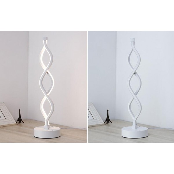 Twist - Modern LED Living Room Floor Lamp - Bright Contemporary Standing Light - Built in Dimmer Switch with 2 Brightness Settings - Cool, Futuristic Lighting Twist - Modern LED Living Room Floor Lamp - Bright Contemporary Standing Light - Built in Dimmer Switch with 2 Brightness Settings - Cool, Futuristic Lighting