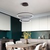 Modern LED Ring Chandeliers Acrylic Round Shape Pendant Light Fixture, Adjustable LED Ceiling Fixture with 1- 4 Ring, Round Shape Chandeliers for Bedroom, Living Room, Dining Room and Kitchen Island, with Non-pole Dimming Intelligent Control Modern LED Ring Chandeliers Acrylic Round Shape Pendant Light Fixture, Adjustable LED Ceiling Fixture with 1- 4 Ring, Round Shape Chandeliers for Bedroom, Living Room, Dining Room and Kitchen Island, with Non-pole Dimming Intelligent Control
