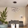 Modern LED Ring Chandeliers Acrylic Round Shape Pendant Light Fixture, Adjustable LED Ceiling Fixture with 1- 4 Ring, Round Shape Chandeliers for Bedroom, Living Room, Dining Room and Kitchen Island, with Non-pole Dimming Intelligent Control Modern LED Ring Chandeliers Acrylic Round Shape Pendant Light Fixture, Adjustable LED Ceiling Fixture with 1- 4 Ring, Round Shape Chandeliers for Bedroom, Living Room, Dining Room and Kitchen Island, with Non-pole Dimming Intelligent Control