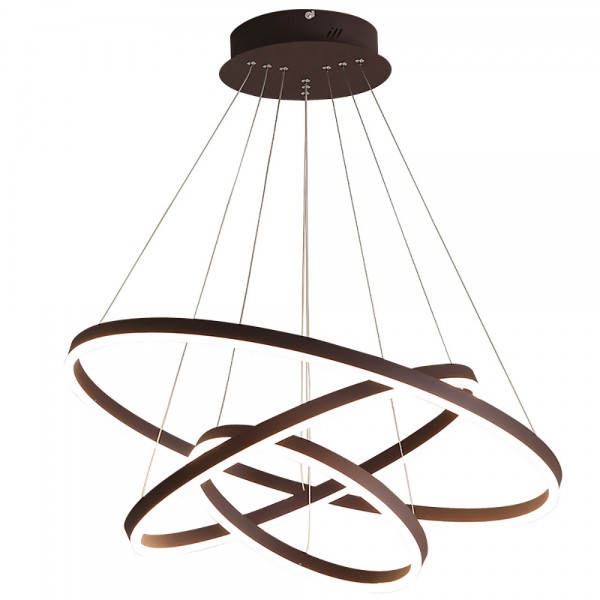 Modern LED Ring Chandeliers Acrylic Round Shape Pendant Light Fixture, Adjustable LED Ceiling Fixture with 1- 4 Ring, Round Shape Chandeliers for Bedroom, Living Room, Dining Room and Kitchen Island, with Non-pole Dimming Intelligent Control Modern LED Ring Chandeliers Acrylic Round Shape Pendant Light Fixture, Adjustable LED Ceiling Fixture with 1- 4 Ring, Round Shape Chandeliers for Bedroom, Living Room, Dining Room and Kitchen Island, with Non-pole Dimming Intelligent Control