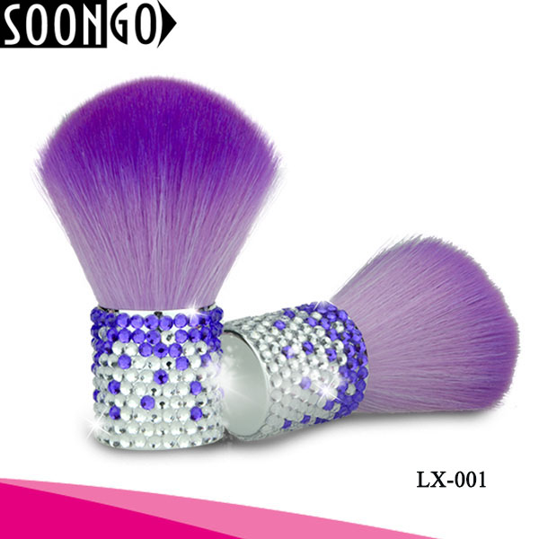 Kabuki Travel Foundation Brush for Powder Mineral Foundation Blending Blush Buffing Makeup Brush with Acrylic rhinestone Kabuki Travel Foundation Brush for Powder Mineral Foundation Blending Blush Buffing Makeup Brush with Acrylic rhinestone