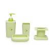 Bamboo Fiber Plastic Bathroom Accessory Set, Bath Accessory Set With Stylish Lotion Bottle, Toothbrush Holder, Tumbler And Soap Dish Bamboo Fiber Plastic Bathroom Accessory Set, Bath Accessory Set With Stylish Lotion Bottle, Toothbrush Holder, Tumbler And Soap Dish