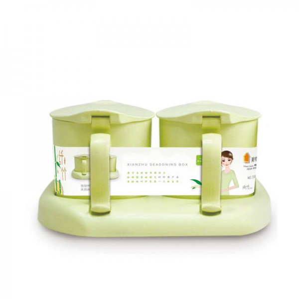 Bamboo Fiber Kitchen supplies Plastic Seasoning Box Set, Seasoning Set, Salt Sugar Spice Pepper Condiment Container Kitchen Cruet Seasonings Tools Bamboo Fiber Kitchen supplies Plastic Seasoning Box Set, Seasoning Set, Salt Sugar Spice Pepper Condiment Container Kitchen Cruet Seasonings Tools
