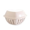 Bamboo Fiber Plastic 2-in-1 Multifunction Colander Strainer Double Drain Basket Wash Fruit Washing Artifact Dish Basket Sink Kitchen Modern Living Room Creative Household Fruit Plate Bamboo Fiber Plastic 2-in-1 Multifunction Colander Strainer Double Drain Basket Wash Fruit Washing Artifact Dish Basket Sink Kitchen Modern Living Room Creative Household Fruit Plate