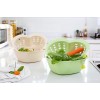Bamboo Fiber Plastic 2-in-1 Multifunction Colander Strainer Double Drain Basket Wash Fruit Washing Artifact Dish Basket Sink Kitchen Modern Living Room Creative Household Fruit Plate Bamboo Fiber Plastic 2-in-1 Multifunction Colander Strainer Double Drain Basket Wash Fruit Washing Artifact Dish Basket Sink Kitchen Modern Living Room Creative Household Fruit Plate