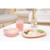 Bamboo Fiber Kids Tableware 4 piece Set Dinner Plate Cartoon Division Dish Children Plate Fork Spoon Cup Set Bamboo Fiber Kids Tableware 4 piece Set Dinner Plate Cartoon Division Dish Children Plate Fork Spoon Cup Set
