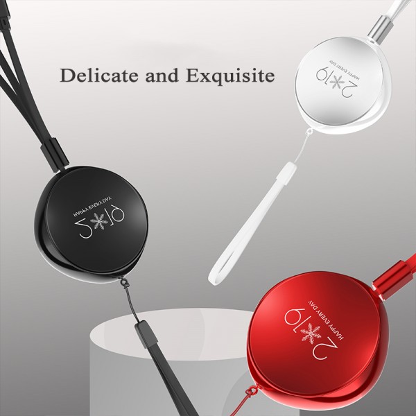 3 in 1 Retractable Flexible Multiple Charging Cable USB Charger Cord with Lightning/Micro USB/Type C Fast Charge Universal Compatible for iPhone iPad Samsung Android Cellphones 3 in 1 Retractable Flexible Multiple Charging Cable USB Charger Cord with Lightning/Micro USB/Type C Fast Charge Universal Compatible for iPhone iPad Samsung Android Cellphones
